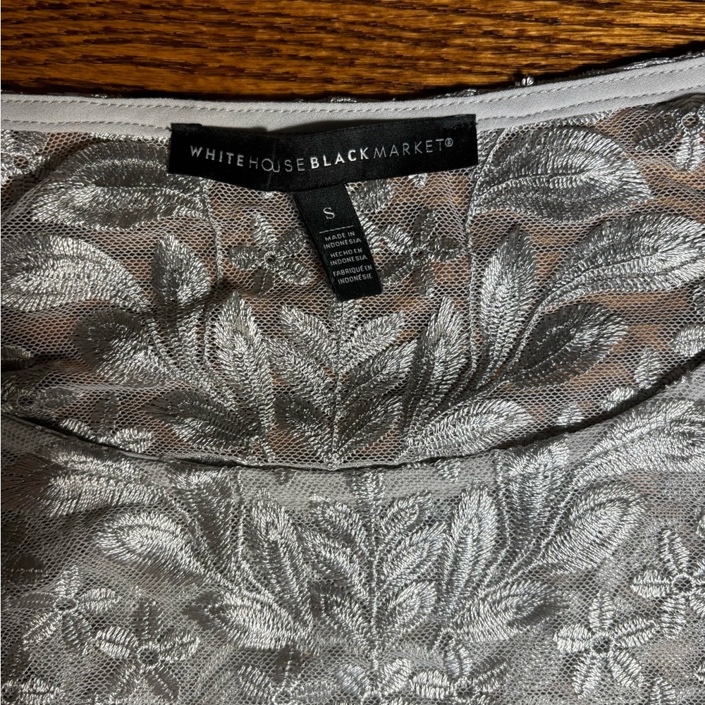 WHBM lace top size S - Picture 5 of 6